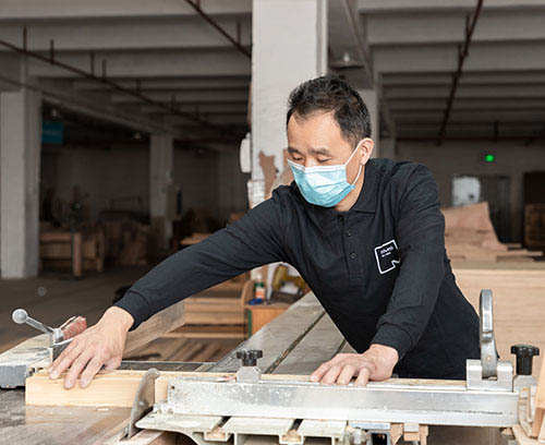 HB furniture manufacturing cutting