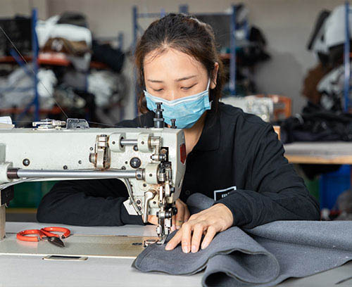 HB furniture manufacturing fabric sewing