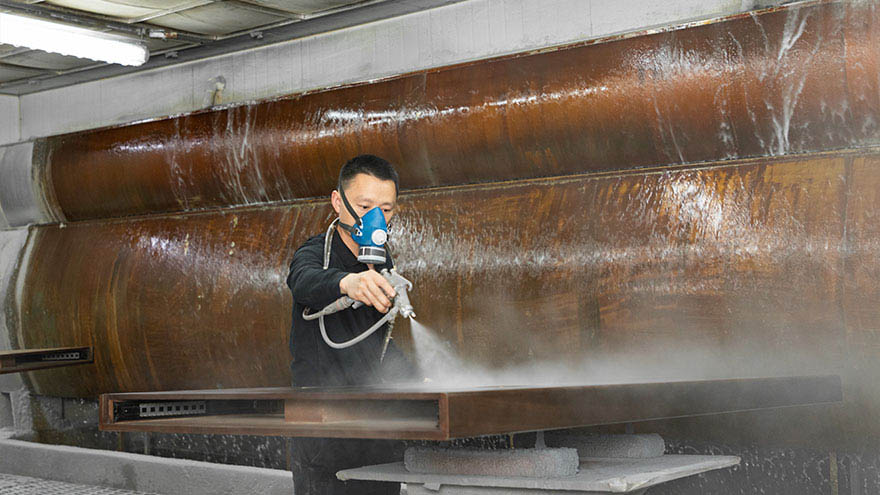 HB furniture manufacturing painting