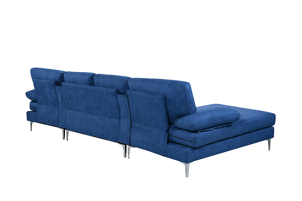 SF8215 Blue Compressed Sofa