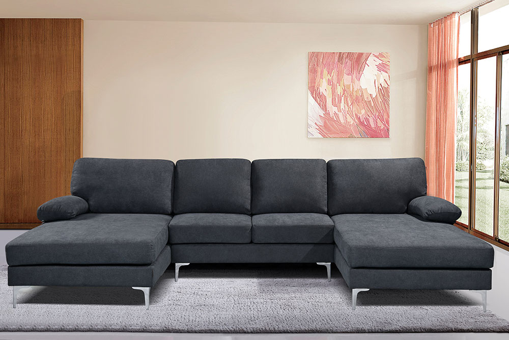 SF8215 Grey Compressed Sofa