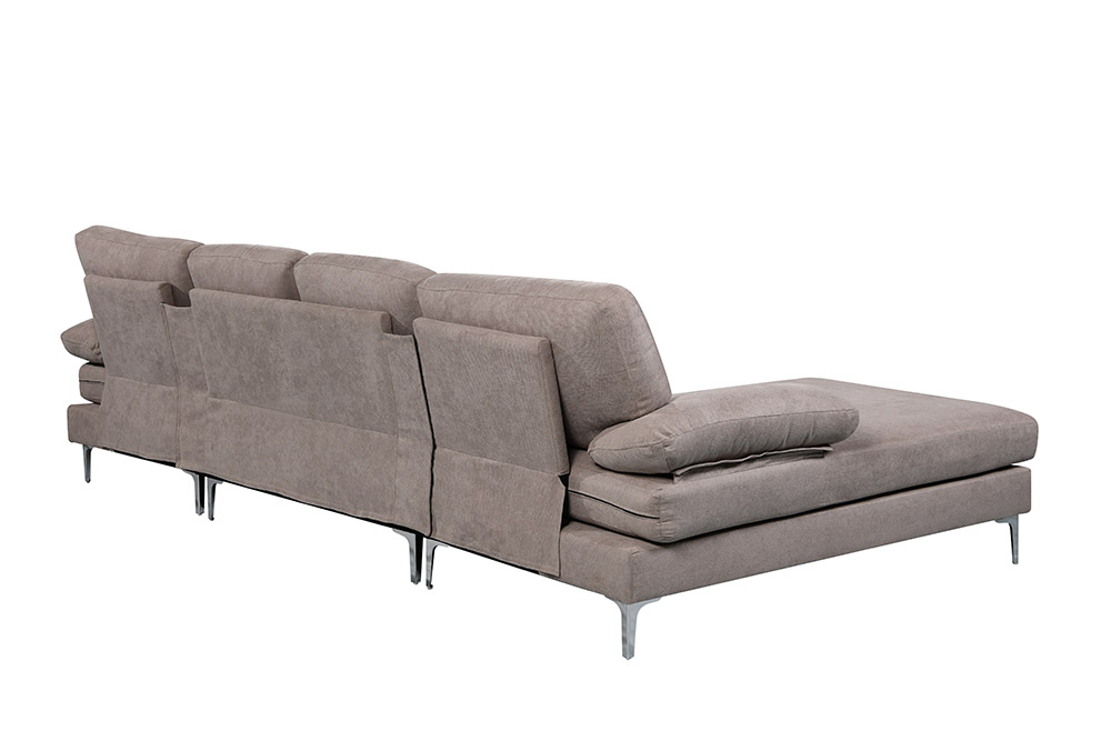 SF8215 Taupe Compressed Sofa