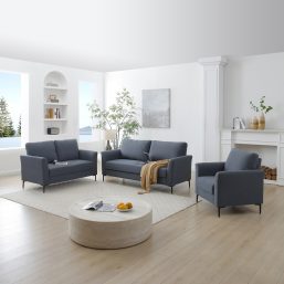 SF3405 Grey 3+2+1 Stationary Sofa