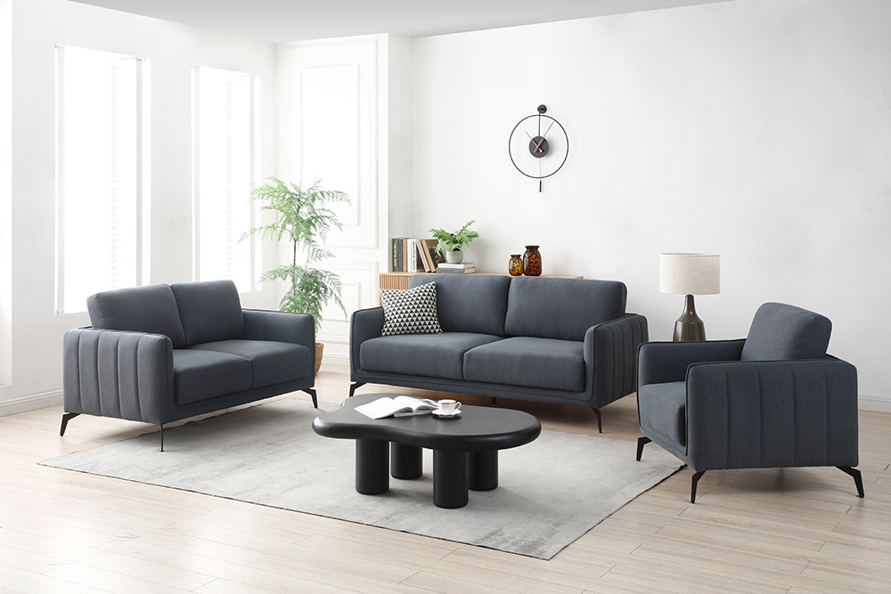 SF3379 Brown Sectional Sofa