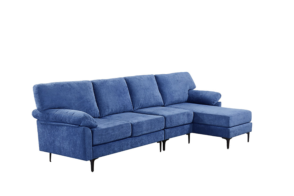 SF8229 Blue Compressed Sofa