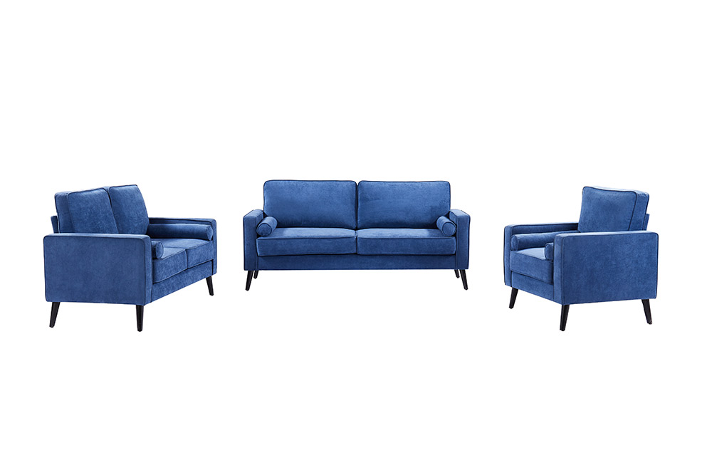 SF8231 Blue Compressed Sofa