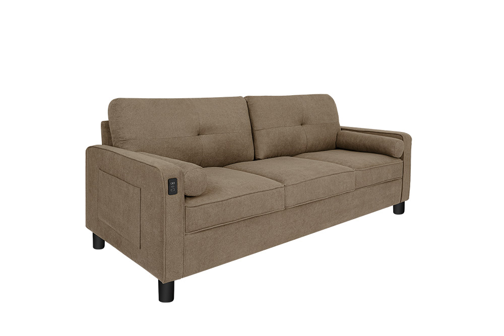 SF8240 Brown Compressed Sofa