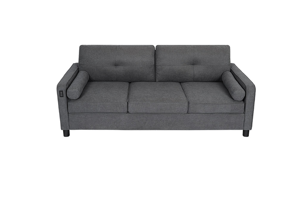 SF8240 Dark Grey Compressed Sofa