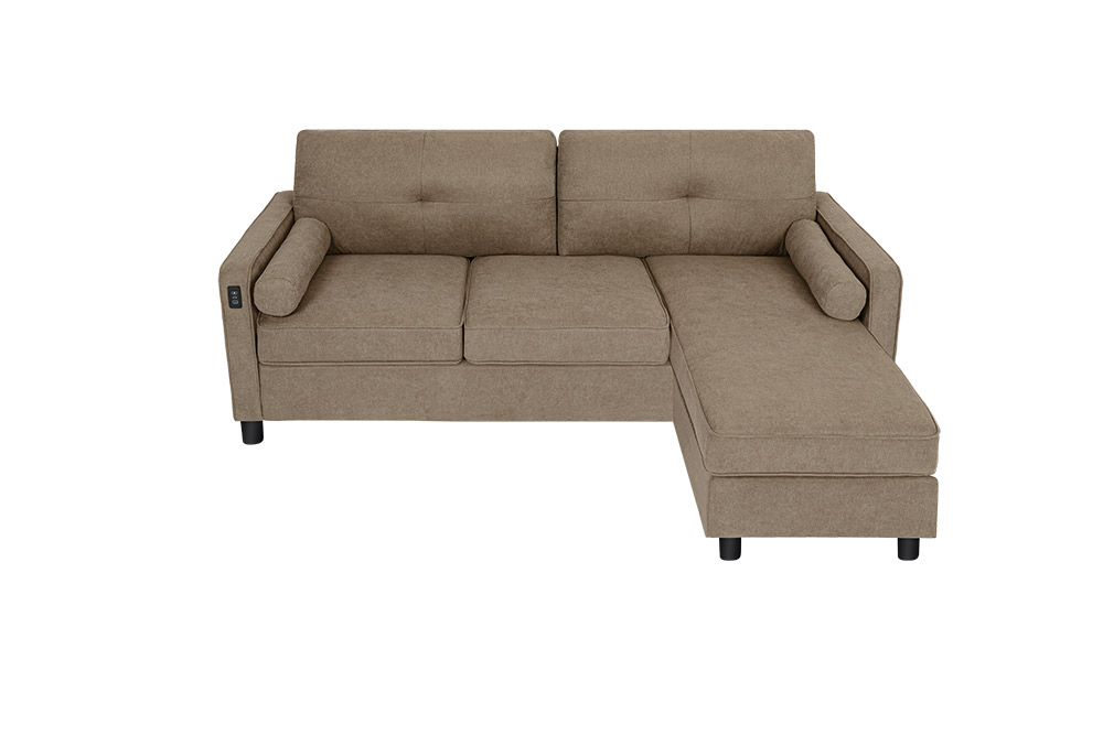 SF8241 Brown Compressed Sofa